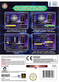Who Wants to be a Millionaire: 1st Edition - Box - Back Image