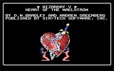 Wizardry V: Heart of the Maelstrom - Screenshot - Game Title Image