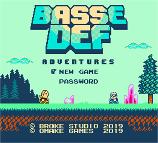 Basse Def Adventures - Screenshot - Game Title Image