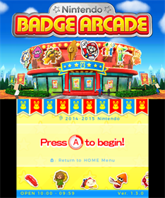Nintendo Badge Arcade - Screenshot - Game Title Image