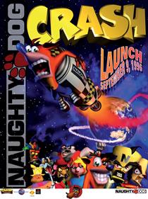 Crash Bandicoot - Advertisement Flyer - Front Image