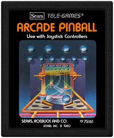 Video Pinball - Cart - Front Image