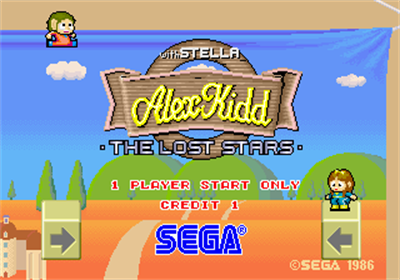 Alex Kidd: The Lost Stars - Screenshot - Game Title