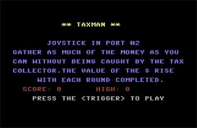 Taxman - Screenshot - Game Title Image