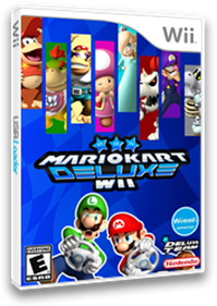 Mario Kart Wii Deluxe: Blue Edition - Box - 3D Image