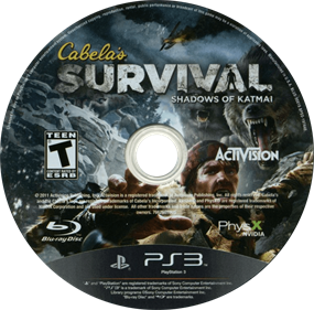 Cabela's Survival: Shadows of Katmai - Disc Image