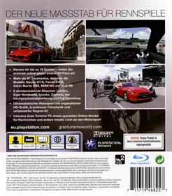 Gran Turismo 5 Prologue - Box - Back Image
