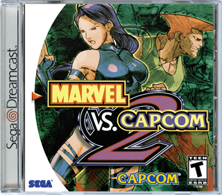 Marvel vs. Capcom 2 - Box - Front - Reconstructed Image