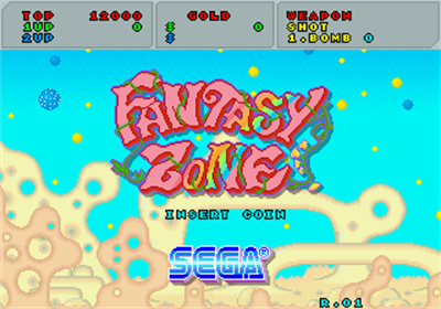 Fantasy Zone - Screenshot - Game Title Image