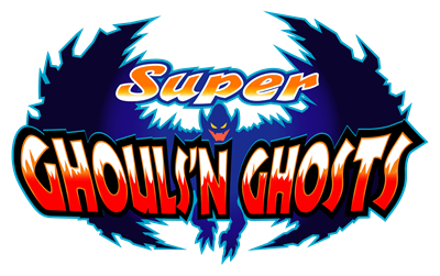 Super Ghouls 'n Ghosts - Clear Logo Image