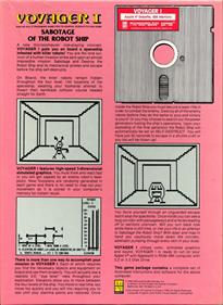 Voyager I: Sabotage of the Robot Ship - Box - Back Image