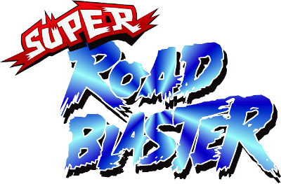 Super Road Blaster - Clear Logo Image