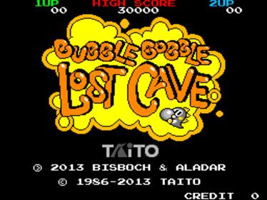 Bubble Bobble: Lost Cave - Screenshot - Game Title Image
