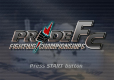 Pride FC: Fighting Championships  - Screenshot - Game Title Image