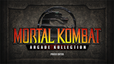 Mortal Kombat Arcade Kollection - Screenshot - Game Title Image