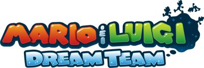 Mario & Luigi: Dream Team - Clear Logo Image