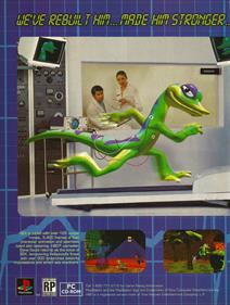 Gex: Enter the Gecko - Advertisement Flyer - Front