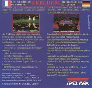 Freedom - Box - Back Image