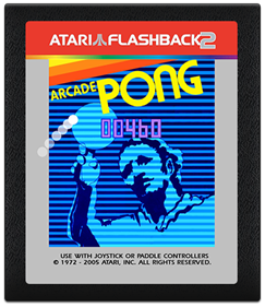 Atari Pong - Cart - Front Image