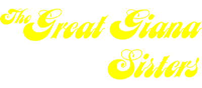 The Great Giana Sisters - Clear Logo Image