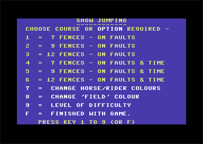 Showjumping - Screenshot - Game Title Image