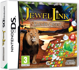 Jewel Link: Safari Quest - Box - 3D Image