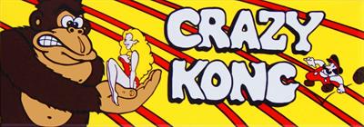 Crazy Kong - Arcade - Marquee Image