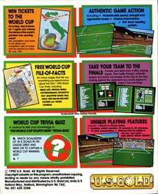 World Class Soccer - Box - Back Image