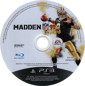 Madden NFL 11 - Disc Image