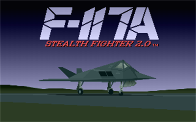 F-117A Nighthawk Stealth Fighter 2.0 - Screenshot - Game Title Image