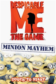 Despicable Me: The Game: Minion Mayhem - Screenshot - Game Title Image