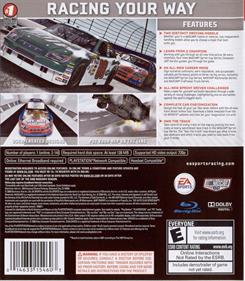 NASCAR 09 - Box - Back Image