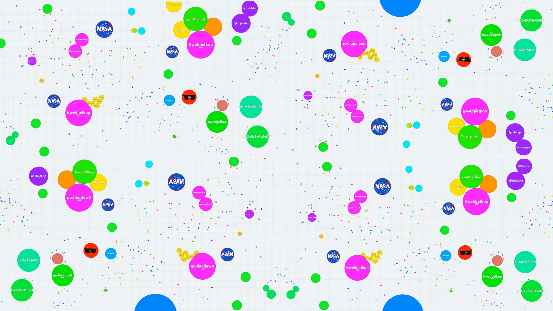 Agario battle wallpaper for desktop by Shamir