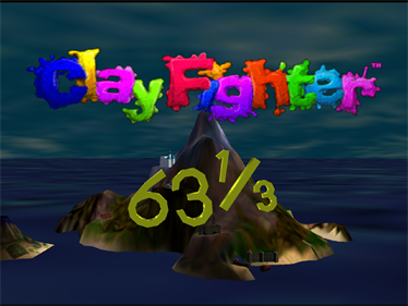 Clay Fighter 63 1/3 - Screenshot - Game Title Image