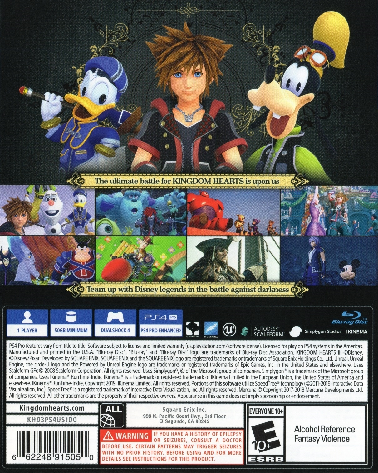 Kingdom Hearts III Images - LaunchBox Games Database