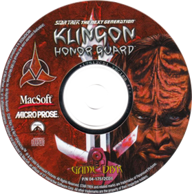 Star Trek: The Next Generation: Klingon Honor Guard - Disc Image