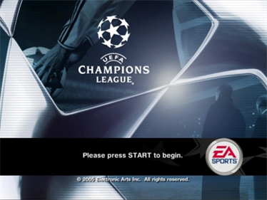UEFA Champions League 2004-2005 - Screenshot - Game Title Image