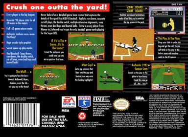 MLBPA Baseball - Box - Back Image