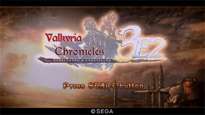 Senjou no Valkyria 3 E2: Unrecorded Chronicles: Extra Edition - Screenshot - Game Title Image