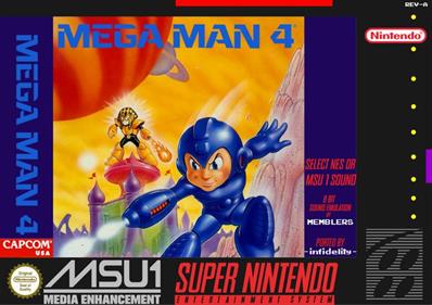 Mega Man 4 - Fanart - Box - Front Image