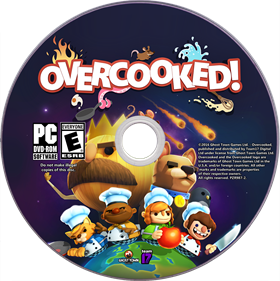 Overcooked! - Fanart - Disc Image