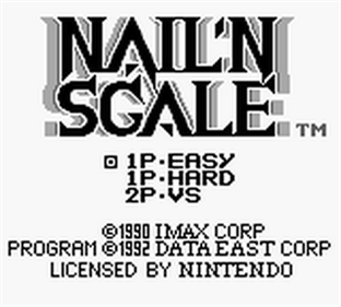 Nail 'n Scale - Screenshot - Game Title Image