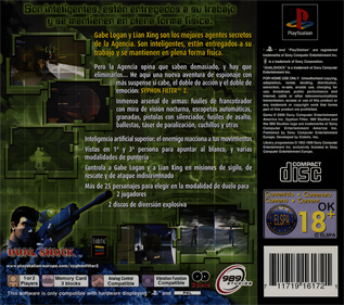 Syphon Filter 2 - Box - Back Image