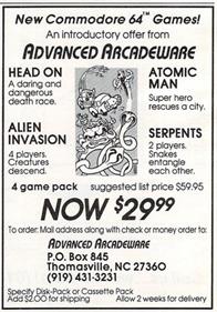 Alien Invasion (Computermat) - Advertisement Flyer - Front Image