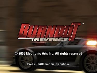 Burnout: Revenge - Screenshot - Game Title Image