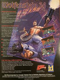 Wolfenstein 3D - Advertisement Flyer - Front Image