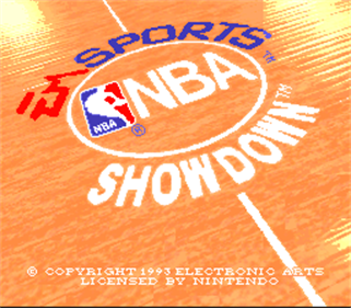 NBA Showdown - Screenshot - Game Title Image