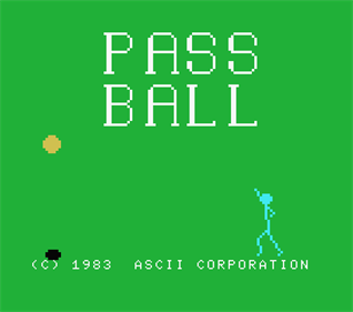 Pass Ball - Screenshot - Game Title Image