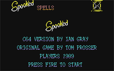 Spooked - Screenshot - Game Title Image