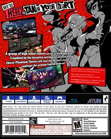 Persona 5 - Box - Back Image